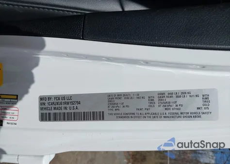 2024 Jeep Wrangler 4Xe Summit 4Xe from USA, damaged, VIN 1C4RJXU61RW152794